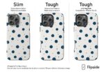 Blue Polka Dot Pattern