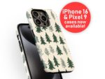 Forest Green Tree Pattern