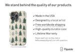 Forest Green Tree Pattern