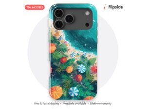Parasol Shoreline Seen Above Phone Case