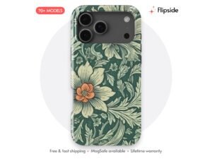 Sage Wallpaper Bloom Repeat Phone Case