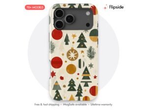 Geometric Fir Grove Confetti Phone Case