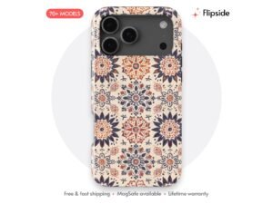 Terracotta Mandala Courtyard Tile Phone Case