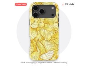 Drawn Gold Potato Crisp Phone Case