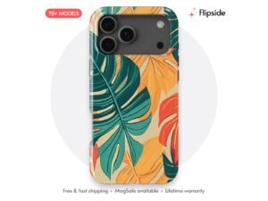 Sandy Monstera Mustard Palm Phone Case