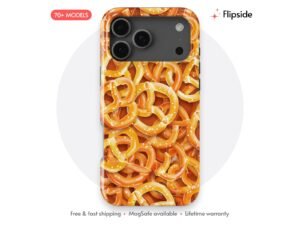 Golden Salt Pretzel Heap Phone Case