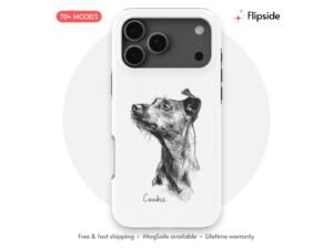 Pen Portrait Upward Gaze Phone Case