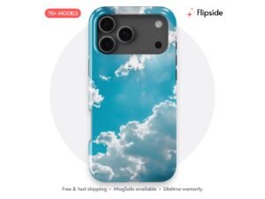 Turquoise Summer Sky Cumulus Phone Case