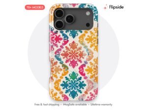 Stamped Rosette Cotton Bloom Phone Case