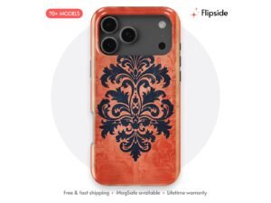 Marigold Panel Indigo Acanthus Phone Case