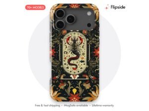 Gilded Scorpion Oracle Card Phone Case