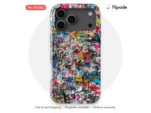 Layered Street Tag Wall Phone Case