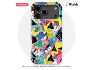 Neon Geometric Abstract Phone Case