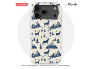 Mountain Deer Evergreen Phone Case