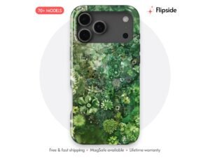 Green Botanical Collage Phone Case
