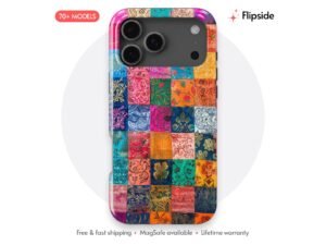 Rainbow Quilt Patchwork Floral Phone Case