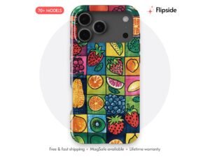 Fruit Food Tapestry Grid Phone Case