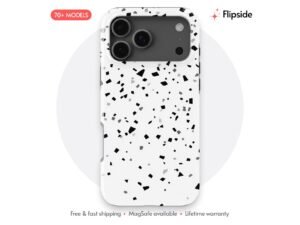 White Ground Confetti Dots Phone Case