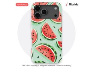 Watermelon Slice Mint Ground Phone Case