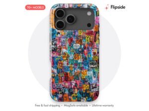 Colorful Graffiti Collage Phone Case