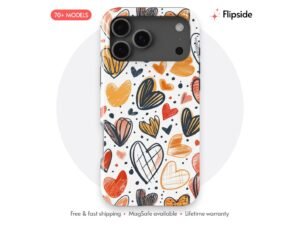 Vibrant Marker Heart Fill Phone Case