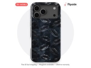 Midnight Blue Glossy Lips Phone Case