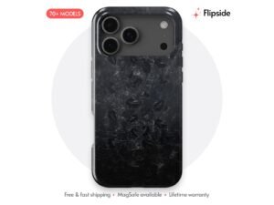 Black Marble Kiss Texture Phone Case
