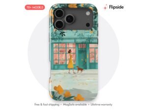 Yellow Dress Shopfront Bloom Phone Case