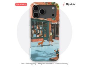 Brick Corner Shop Window Phone Case