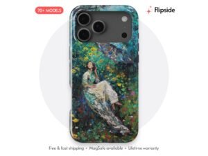 Woman Garden Romantic Painting Phone Case