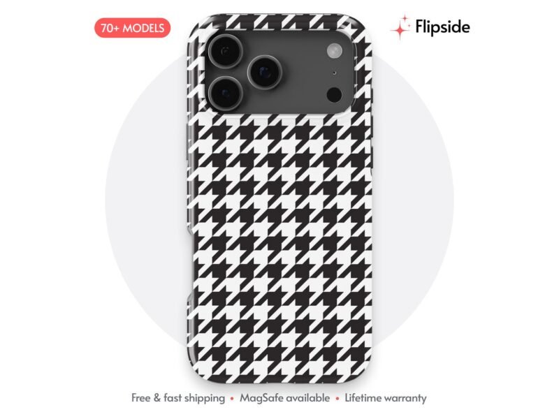 Classic Houndstooth Weave phone case