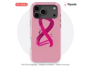 Magenta Loop Accent Phone Case