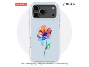 Watercolor Bloom Color Splash Phone Case