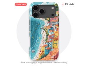 Seaside Italian Town Aerial Phone Case