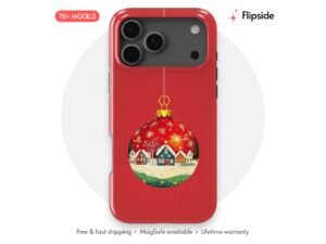 Vintage Ornament Village Snow Phone Case