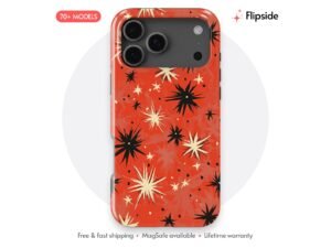 Vintage Starburst Christmas Phone Case
