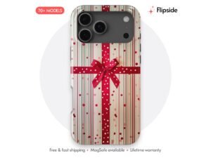 Wrap Paper Dot Stripe Phone Case