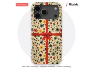 Vintage Christmas Floral Wrap Phone Case