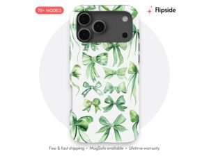 Green Bows Phone Case