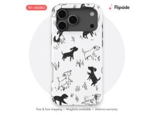 Dog Sketch Pattern Phone Case