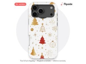 Gilded Fir Sparkle Scatter Phone Case