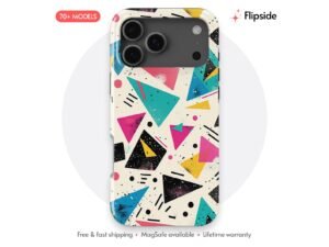 Retro Geometric Shapes Phone Case