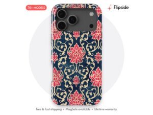 Red Gold Heritage Bloom Phone Case