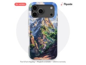 Snowy Mountain Landscape Phone Case