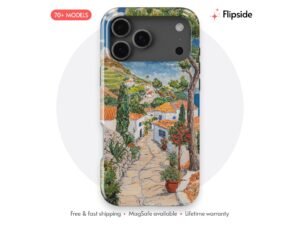Greek Village Sea View Phone Case
