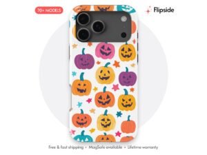 Pumpkin Star Party Pattern phone case