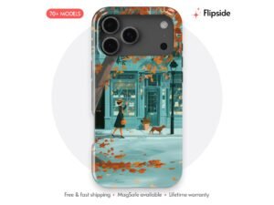 Autumn Boutique Teal Street Phone Case
