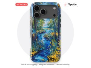 Forest River Blue Gold Phone Case