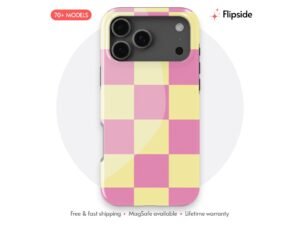 Sunny Yellow Checker Phone Case