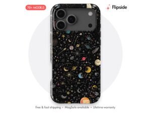 Celestial Orbit Color Burst Phone Case
